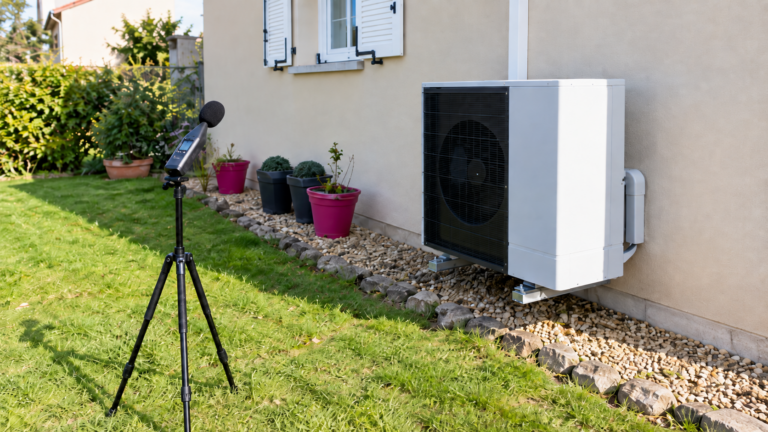 Mesure acoustique d’une pompe à chaleur
